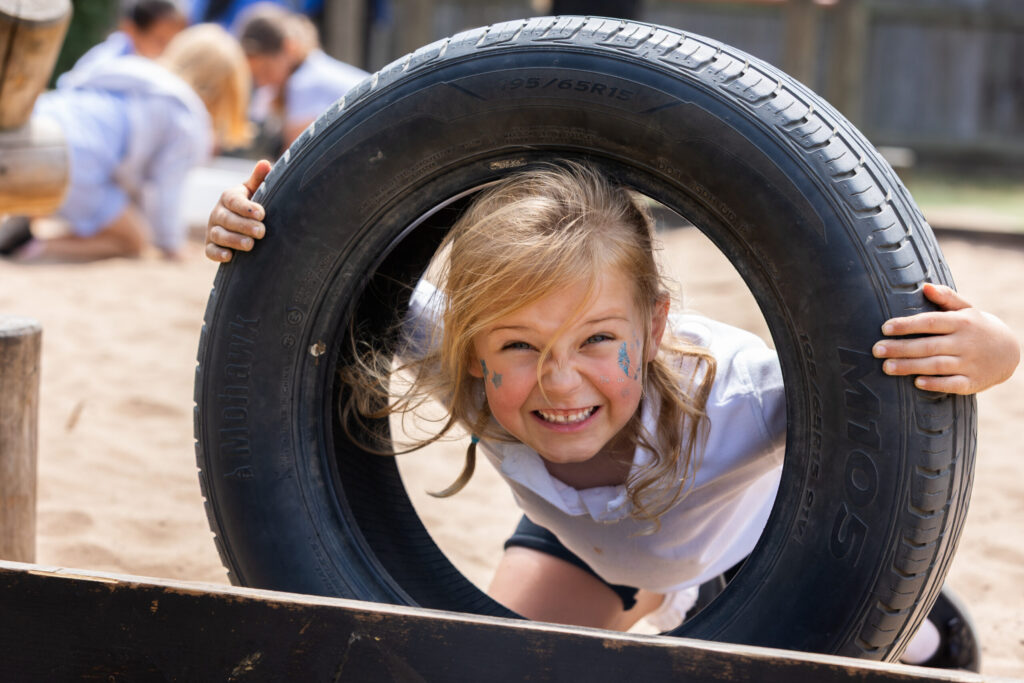 Pupils taking part in outdoor learning, music and school activities at All Saints’ CE Primary School